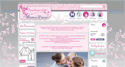 Desktop Screenshot of madamemaman.fr